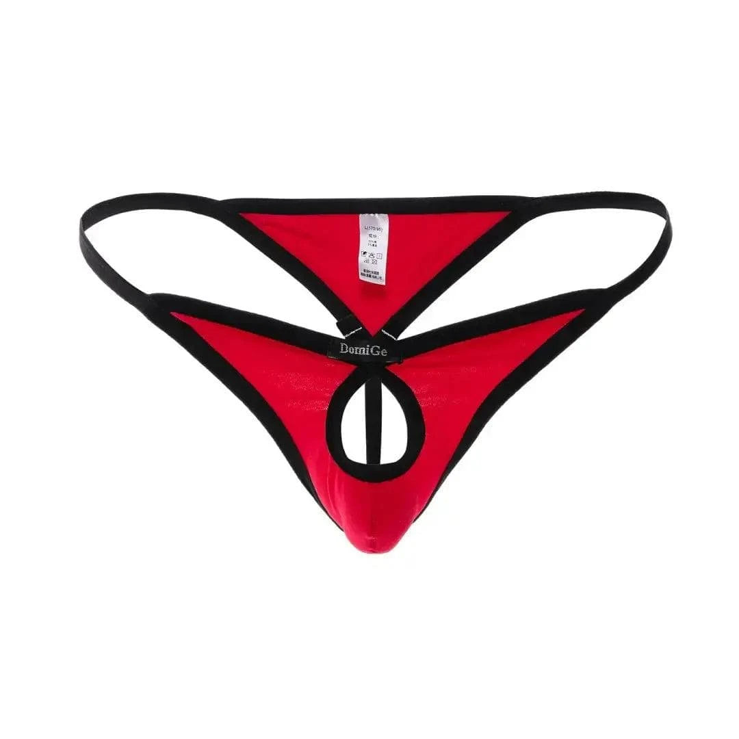DomiGe DomiGe Romantic Whisper Men's Cotton Thong Butterfly Front Opening