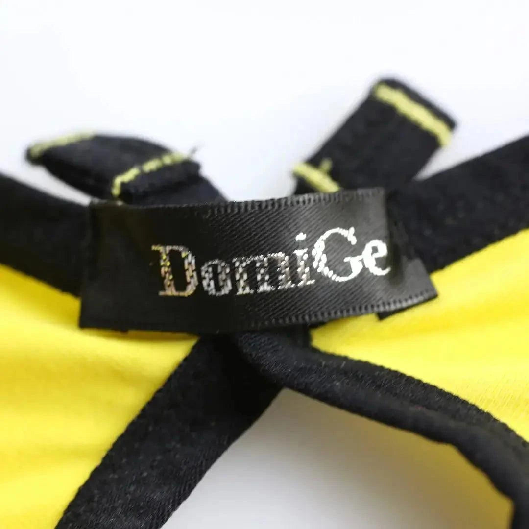 DomiGe DomiGe Romantic Whisper Men's Cotton Thong Butterfly Front Opening