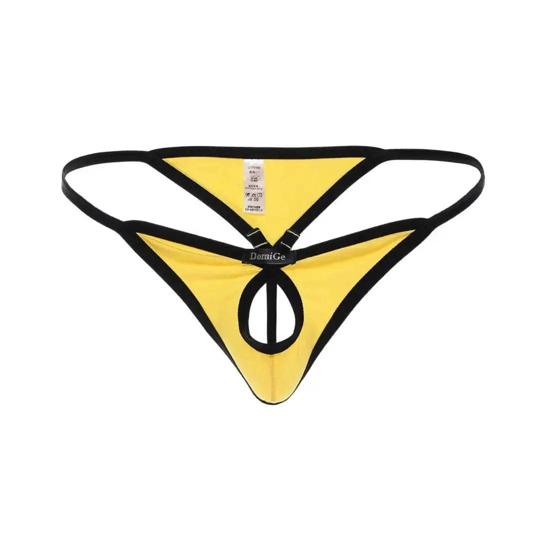 DomiGe DomiGe Romantic Whisper Men's Cotton Thong Butterfly Front Opening