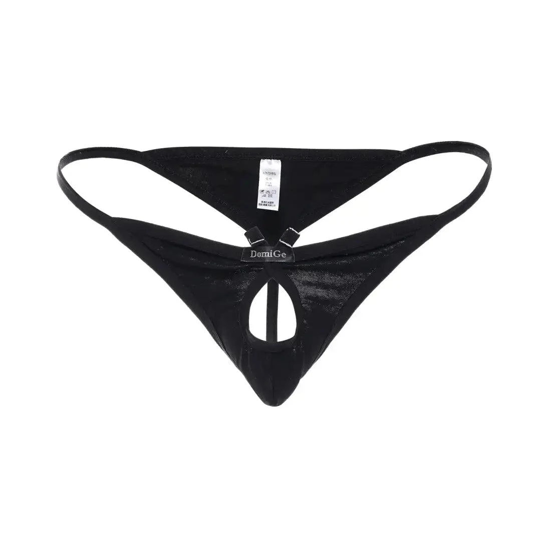 DomiGe DomiGe Romantic Whisper Men's Cotton Thong Butterfly Front Opening