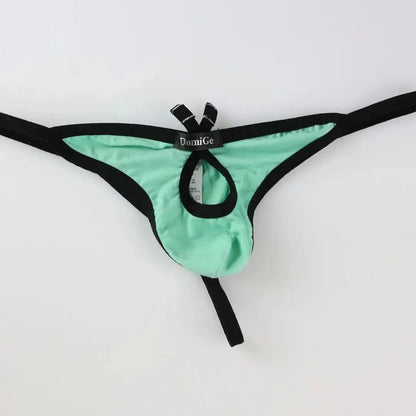 DomiGe DomiGe Romantic Whisper Men's Cotton Thong Butterfly Front Opening