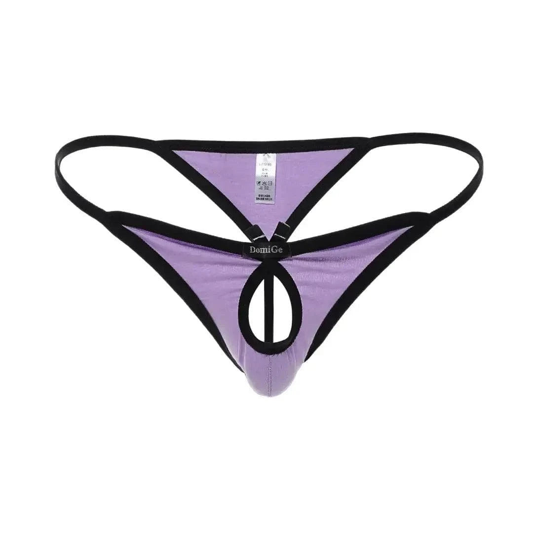 DomiGe DomiGe Romantic Whisper Men's Cotton Thong Butterfly Front Opening