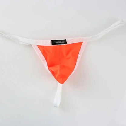 DomiGe DomiGe Silk Men's Low-Rise Thong Male T-Back Sleek T-Back for Man