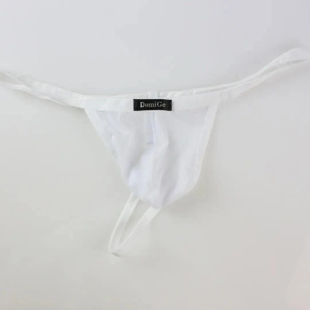 DomiGe DomiGe Silk Men's Low-Rise Thong Male T-Back Sleek T-Back for Man