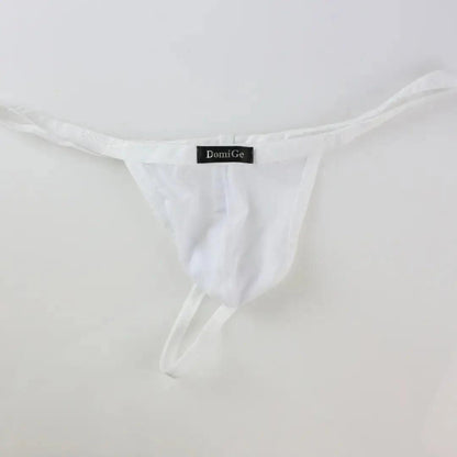 DomiGe DomiGe Silk Men's Low-Rise Thong Male T-Back Sleek T-Back for Man