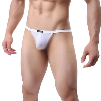 DomiGe DomiGe Silk Men's Low-Rise Thong Male T-Back Sleek T-Back for Man