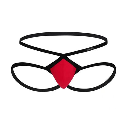 DomiGe DomiGe X-Shape Men's Jock Strap Thong with Cotton Lycra Blend Men's Underwear