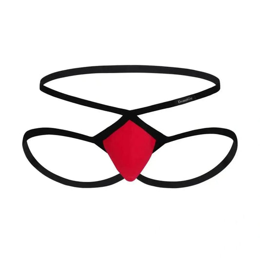 DomiGe DomiGe X-Shape Men's Jock Strap Thong with Cotton Lycra Blend Men's Underwear