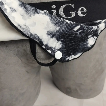 DomiGe Fashion Thong Cock Socks | Stretch Cotton Penis Socks | Men's Sexy Underwear