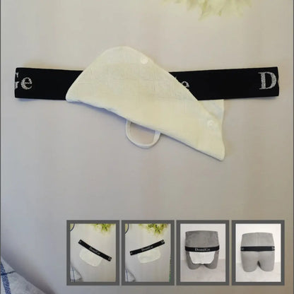 DomiGe Fashion Thong Cock Socks | Stretch Cotton Penis Socks | Men's Sexy Underwear