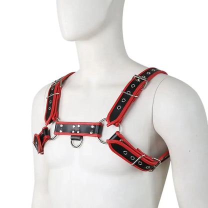 DomiGe Male Harness Red Leather Men's Underwear