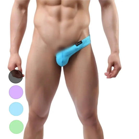 DomiGe Men's Cotton Thong Side Strap Bold Male Sexy Lingerie - His Inwear