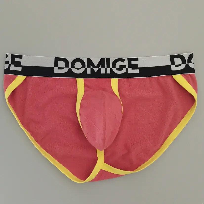 DomiGe Men's Low-Rise Briefs with Unique Floral Design - His Inwear