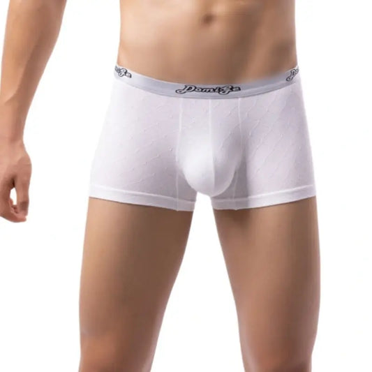 DomiGe Men's Underwear DomiGe Low-Rise Boxer Brief | 3D Pouch | Cotton-Spandex | Up to 4XL