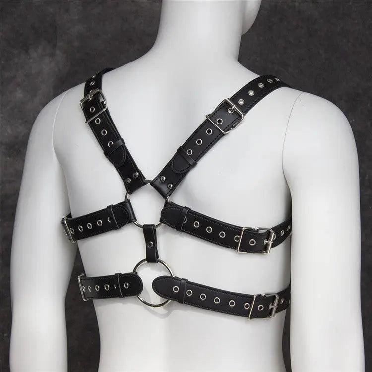DomiGe Men's Underwear Sexy Male Black Harness