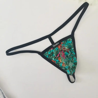 DomiGe Underwear DomiGe Men's Low-Rise Thong — Tropical & Print Series