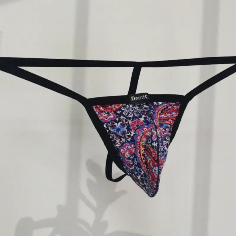DomiGe Underwear DomiGe Men's Low-Rise Thong — Tropical & Print Series