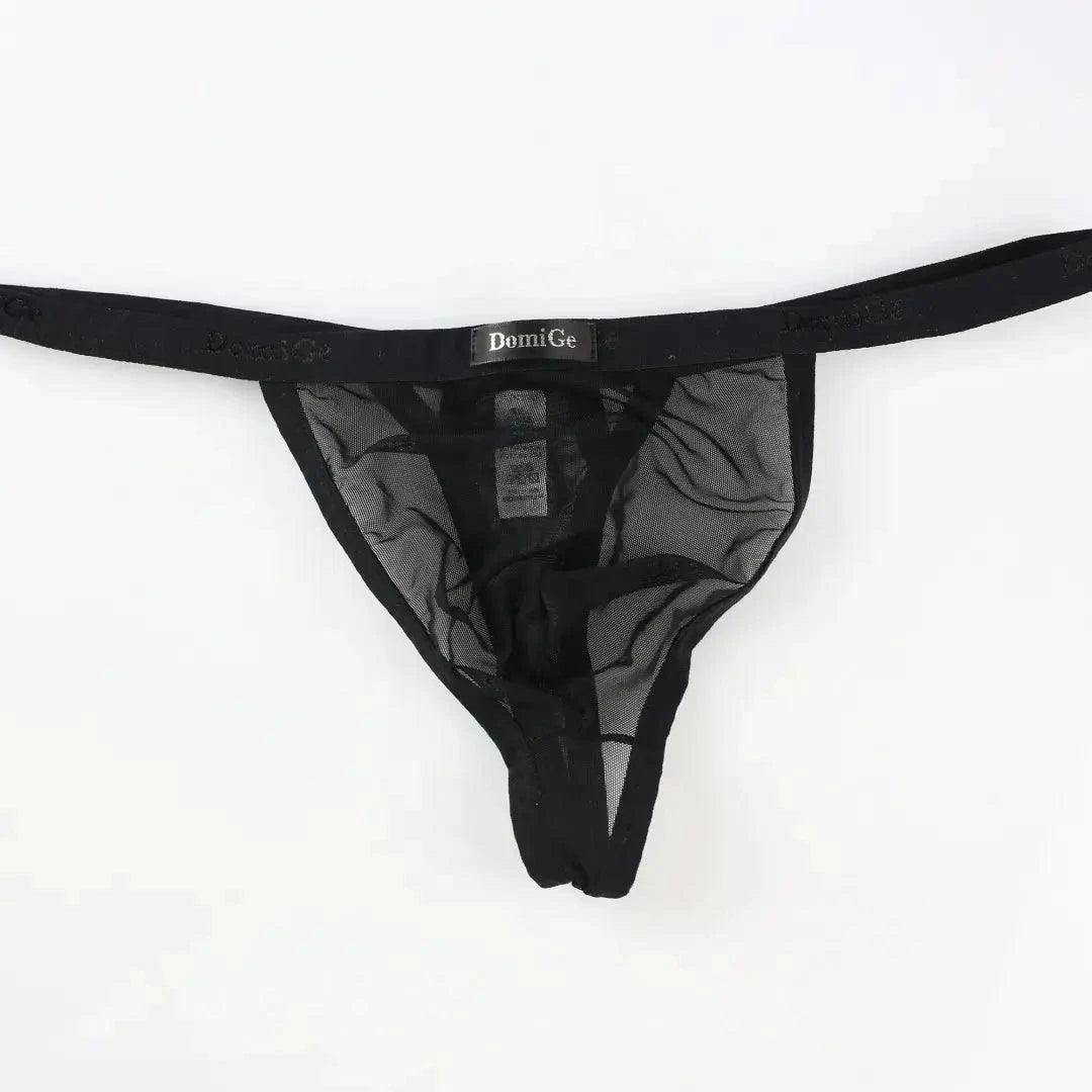 DomiGe DomiGe Men's Thong Unique Cutouts Male Sexy Underwear V-String