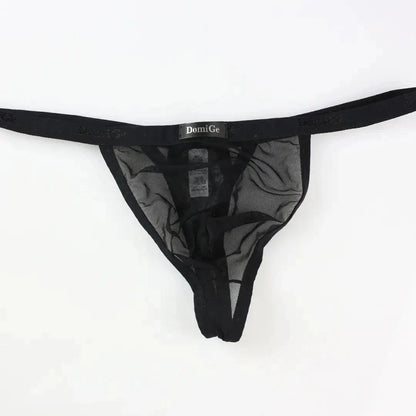 DomiGe DomiGe Men's Thong Unique Cutouts Male Sexy Underwear V-String