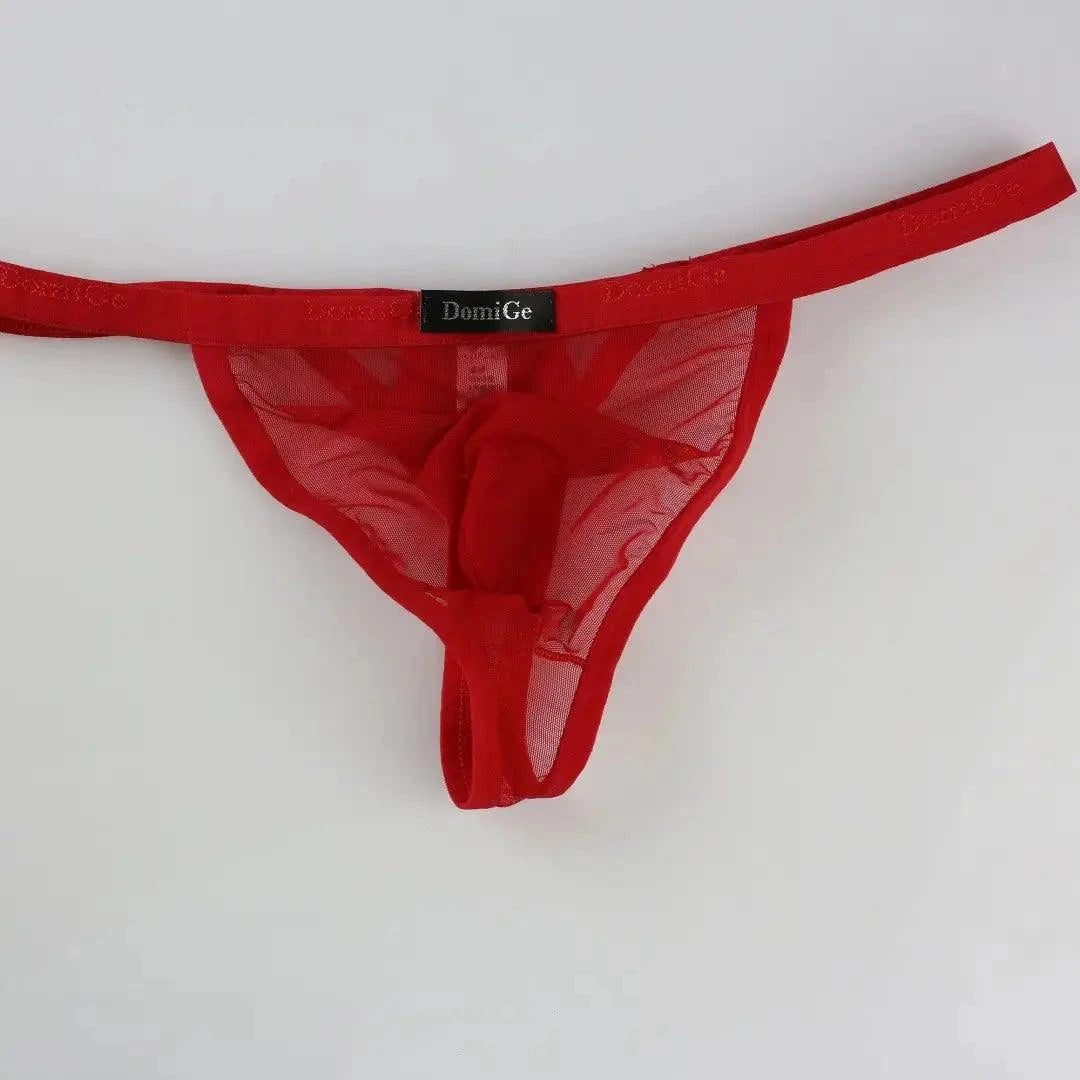 DomiGe DomiGe Men's Thong Unique Cutouts Male Sexy Underwear V-String