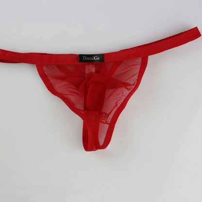 DomiGe DomiGe Men's Thong Unique Cutouts Male Sexy Underwear V-String