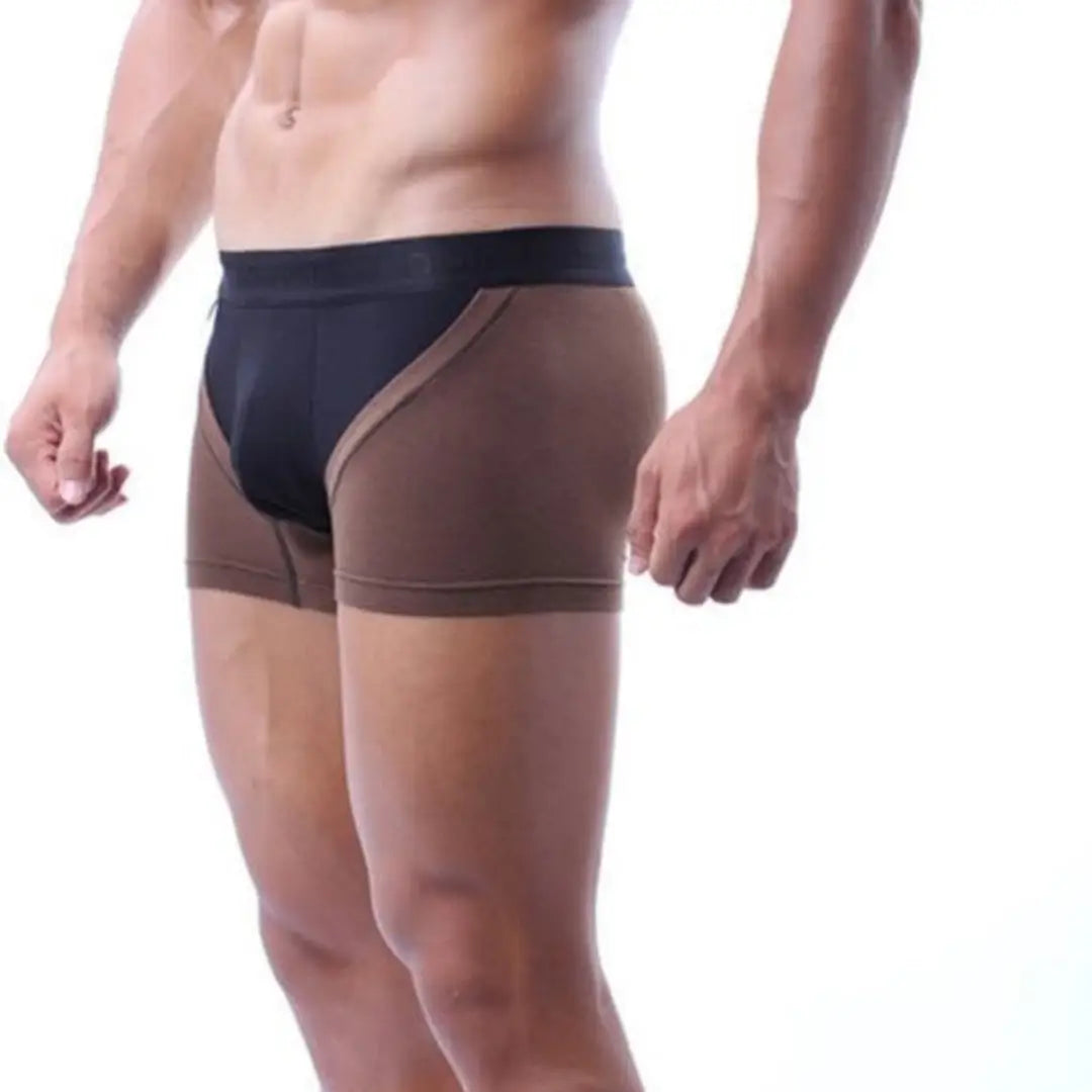 Dominik DOMINIK Men’s Boxers - Comfortable & Stylish Mid-Rise Boxer Briefs with V-Shaped Design