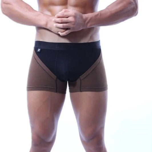 Dominik DOMINIK Men’s Boxers - Comfortable & Stylish Mid-Rise Boxer Briefs with V-Shaped Design