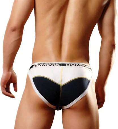 Dominik Dominik Men's Cotton Sexy Pouch "Love" Style Back Briefs Underwear