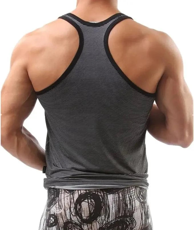 Dominik Dominik Men's Muscle Fit Racerback Tank Top - Sleek and Stylish