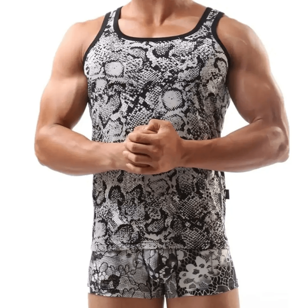 Dominik Men's Tank Top Vest - Soft & Stylish Undershirt for Men - His Inwear