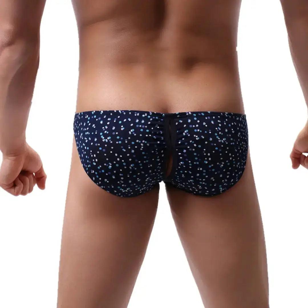 Men's Briefs with Flexible Waistband and Easy-Access Front Button - His Inwear