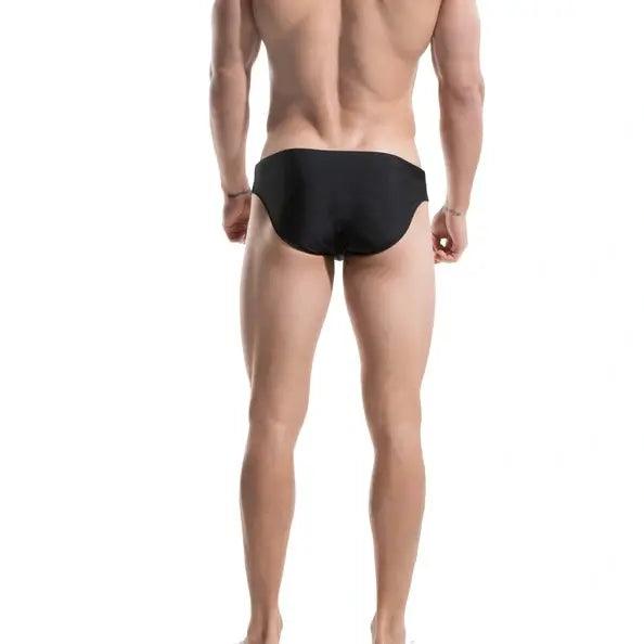 Men's Swim Briefs - Sexy Low Rise Quick Dry Swimwear with Convex Pad - His Inwear