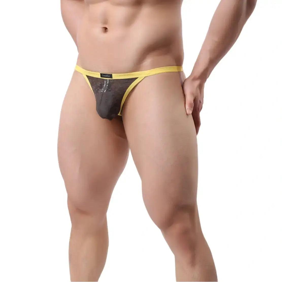 Men's Thong Underwear: Bold Comfort with a Touch of Elegance T-Back - His Inwear