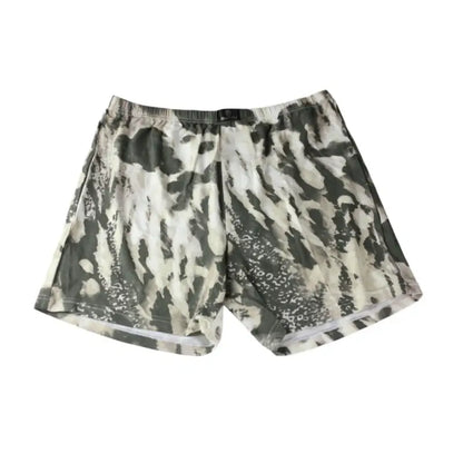 Flat lay of DomiGe OJJ8000 printed boxer shorts with abstract pattern