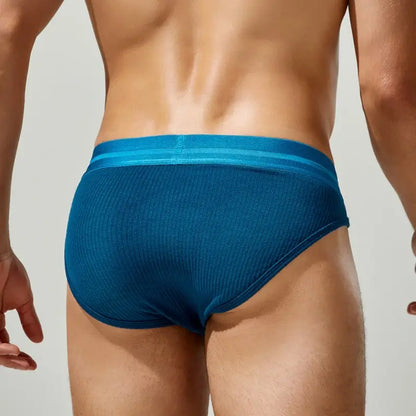 Seobean Seobean Low Rise Briefs - Ribbed Men's Underwear, Spicy Lavender 24103