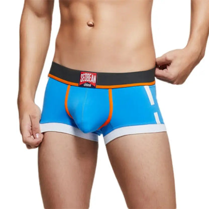 Seobean ‌Seobean Low-Rise Cotton Boxer Trunks - Stylish & Comfortable‌ 00202
