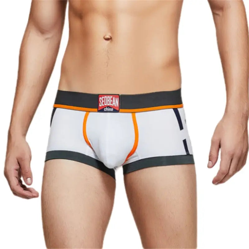 Seobean ‌Seobean Low-Rise Cotton Boxer Trunks - Stylish & Comfortable‌ 00202