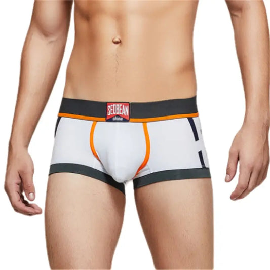 Seobean ‌Seobean Low-Rise Cotton Boxer Trunks - Stylish & Comfortable‌ 00202