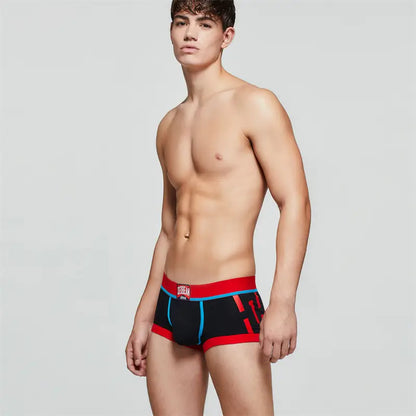 Seobean ‌Seobean Low-Rise Cotton Boxer Trunks - Stylish & Comfortable‌ 00202