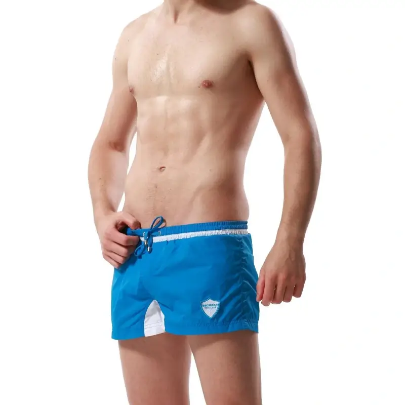 Seobean Seobean Men's Boxer Shorts - 100% Nylon Swim Shorts with Built-In Pouch 50603