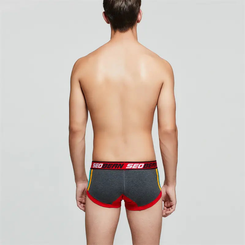 Seobean Seobean Men’s Breathable Boxer Briefs - U-Pouch Design for Ultimate Comfort 00206