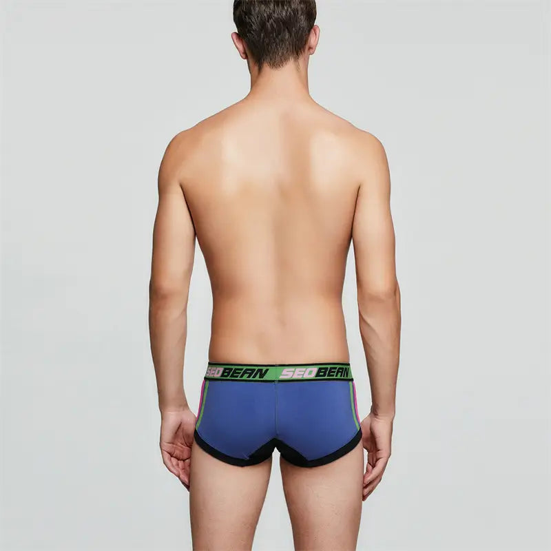 Seobean Seobean Men’s Breathable Boxer Briefs - U-Pouch Design for Ultimate Comfort 00206