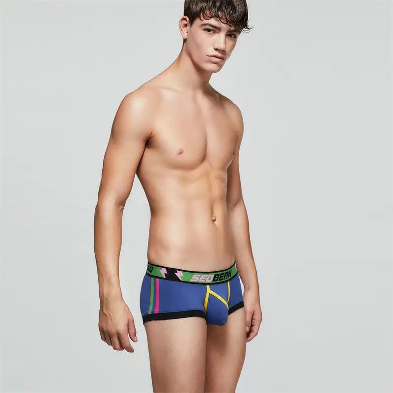 Seobean Seobean Men’s Breathable Boxer Briefs - U-Pouch Design for Ultimate Comfort 00206