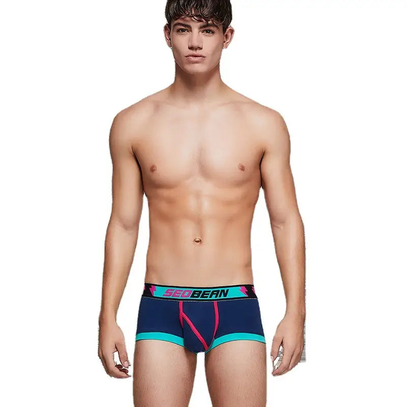 Seobean Seobean Men’s Breathable Boxer Briefs - U-Pouch Design for Ultimate Comfort 00206