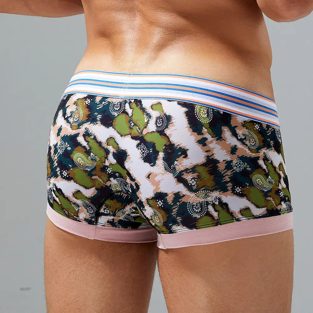 Seobean Seobean Men's Camouflage Trunks - Stylish & Comfortable Underwear 240208