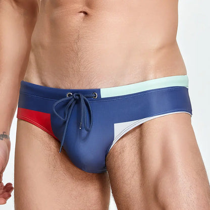 Seobean Seobean Men's Color Block Bikini - Low Rise Swim Briefs 230904