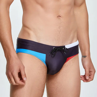 Seobean Seobean Men's Color Block Bikini - Low Rise Swim Briefs 230904