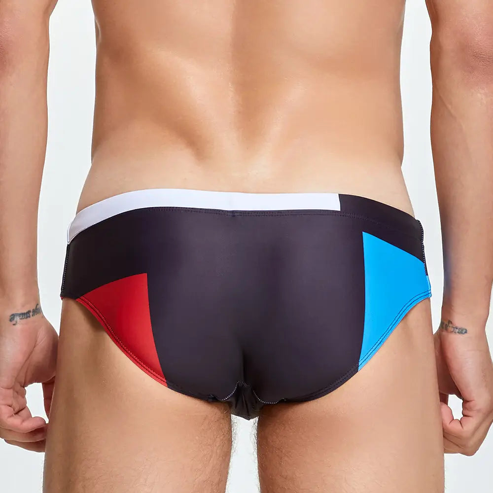 Seobean Seobean Men's Color Block Bikini - Low Rise Swim Briefs 230904