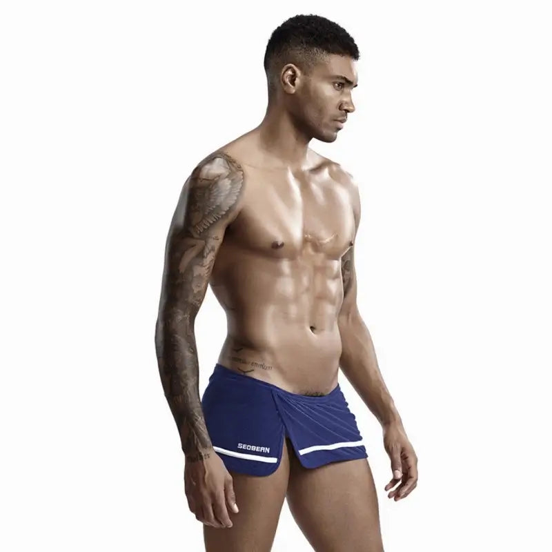 Seobean Seobean Men's Cotton Boxer Shorts Breathable Sexy Underwear 90508