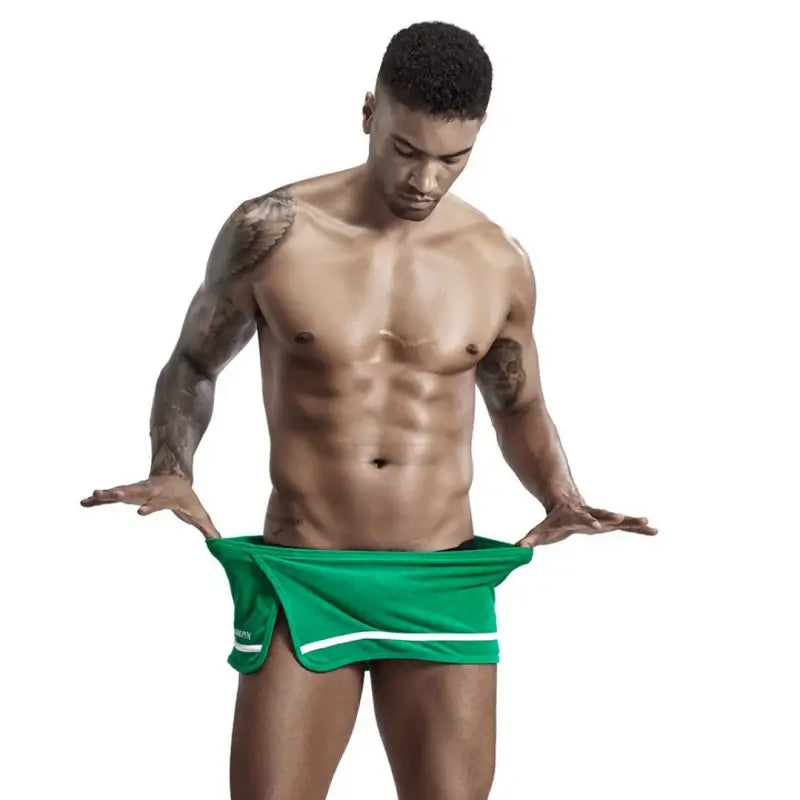 Seobean Seobean Men's Cotton Boxer Shorts Breathable Sexy Underwear 90508